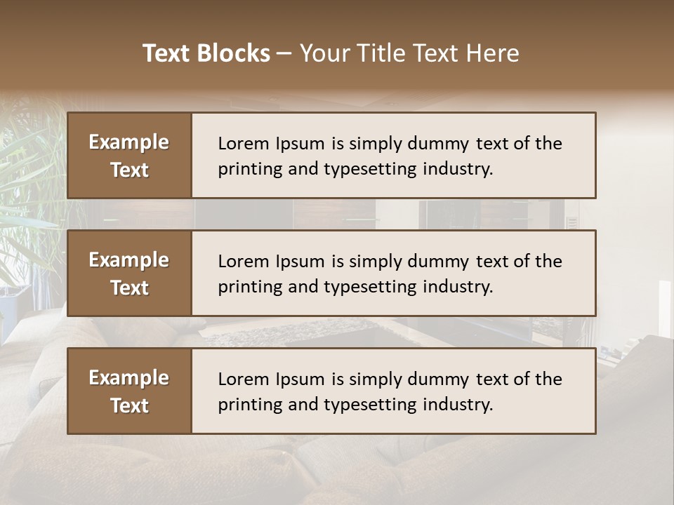 Home Domestic Stylish PowerPoint Template