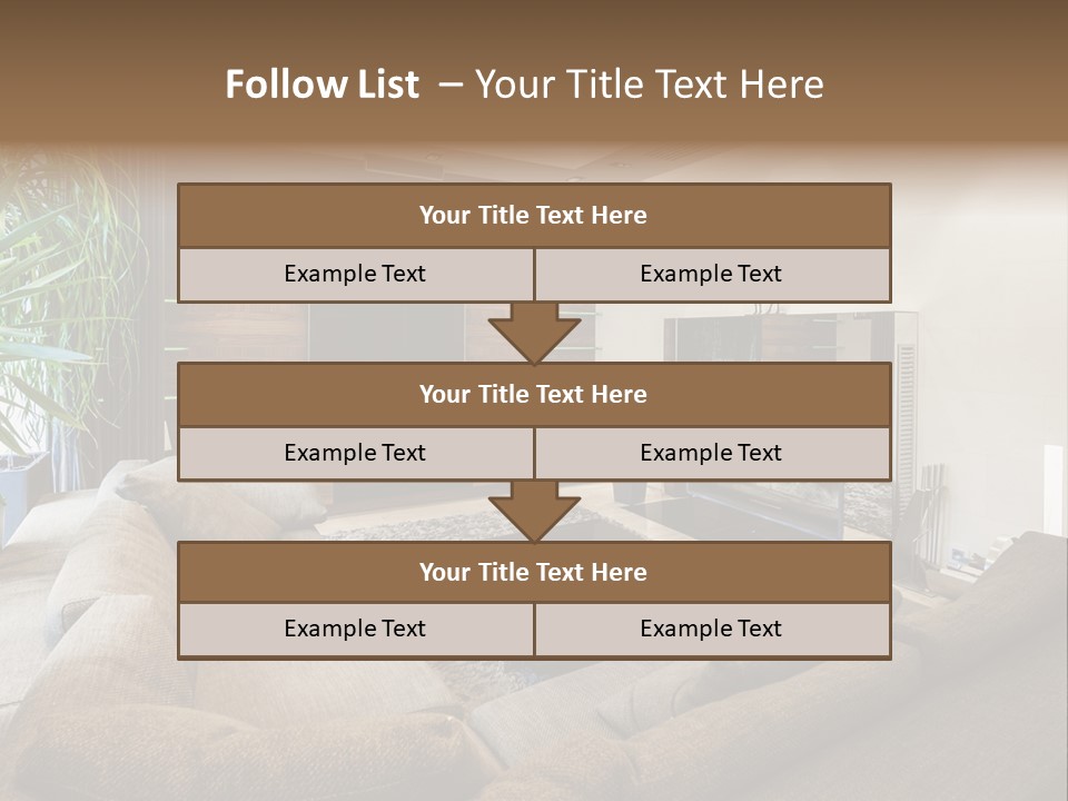 Home Domestic Stylish PowerPoint Template