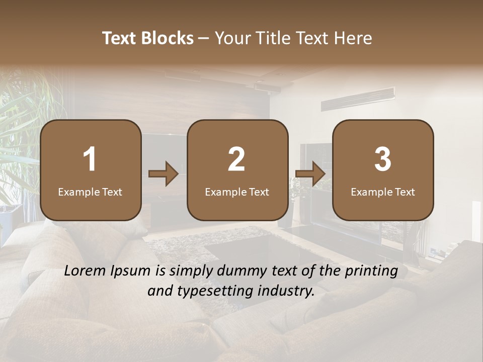 Home Domestic Stylish PowerPoint Template