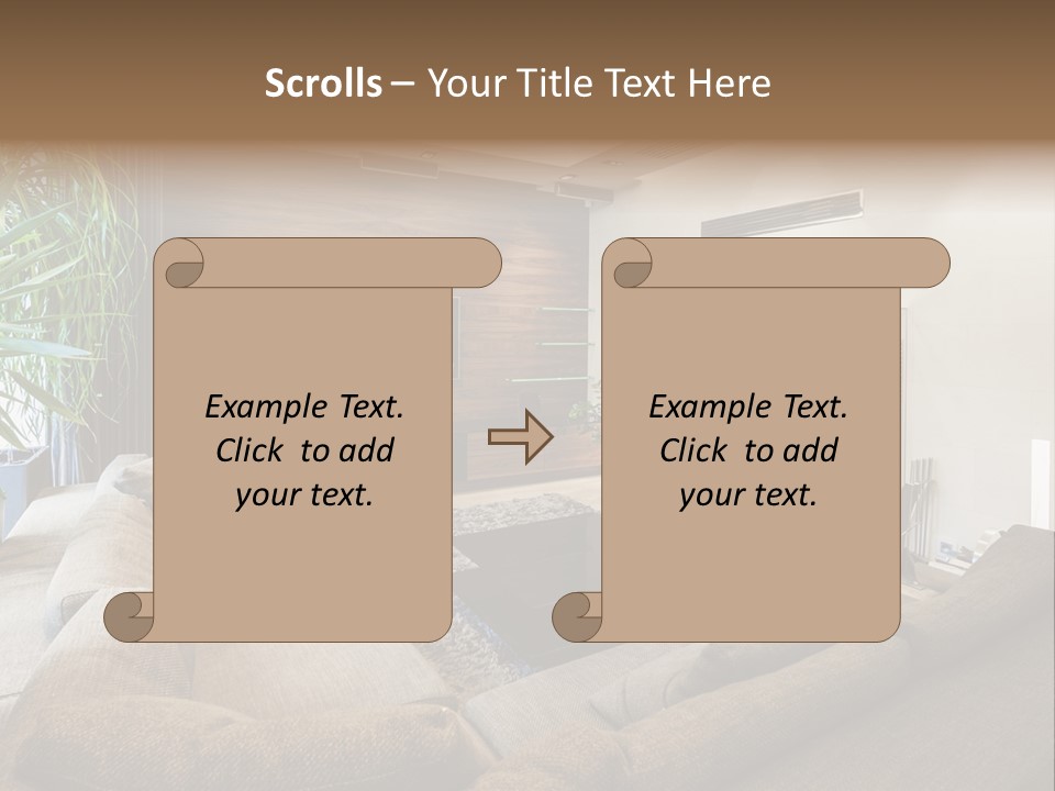 Home Domestic Stylish PowerPoint Template
