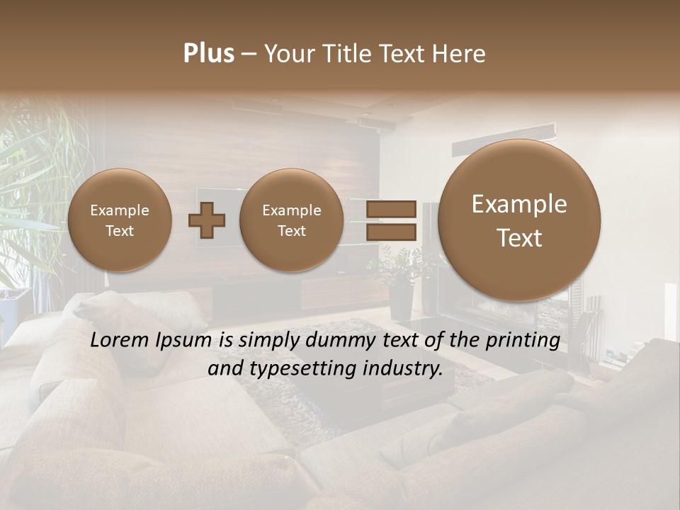 Home Domestic Stylish PowerPoint Template