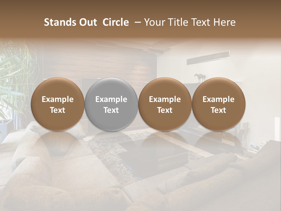 Home Domestic Stylish PowerPoint Template