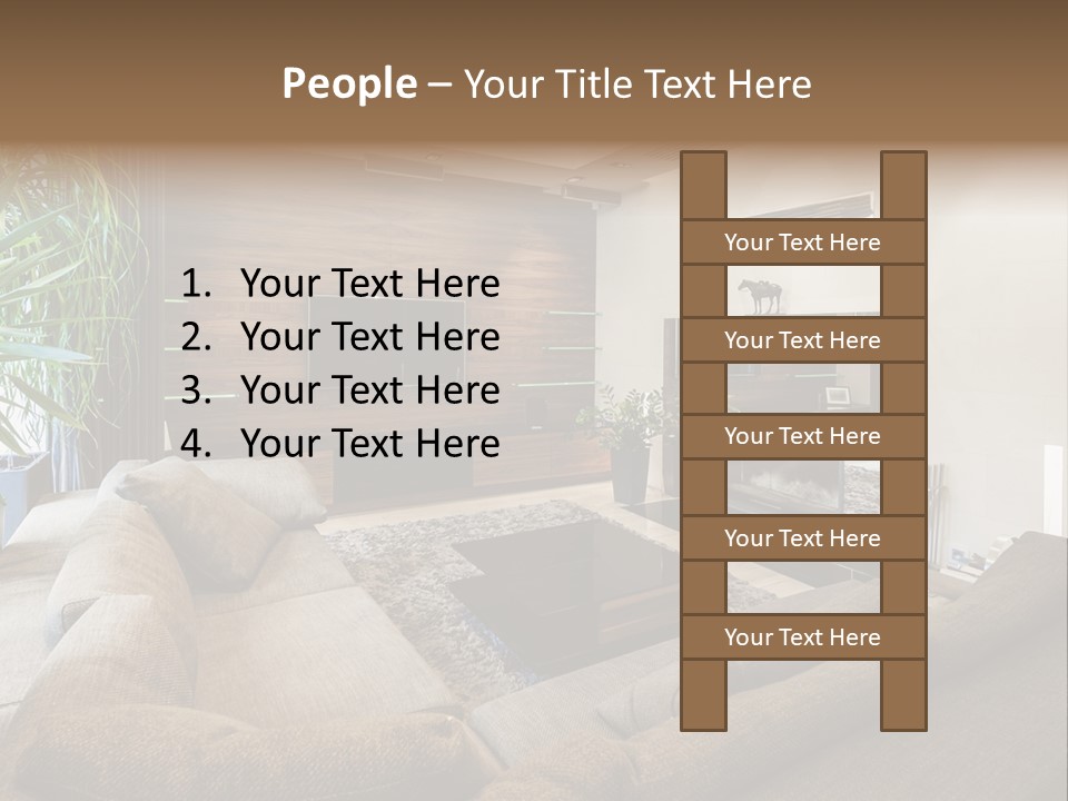 Home Domestic Stylish PowerPoint Template