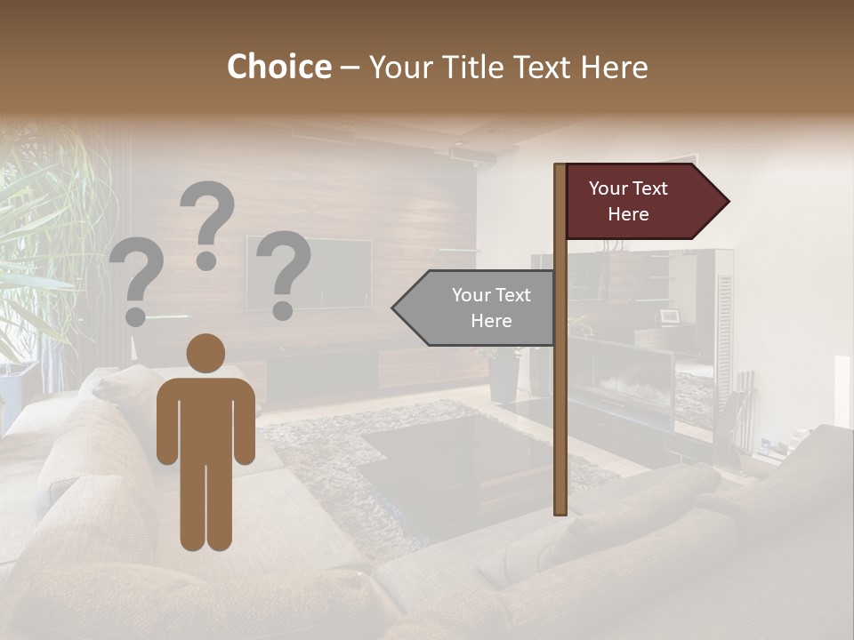 Home Domestic Stylish PowerPoint Template