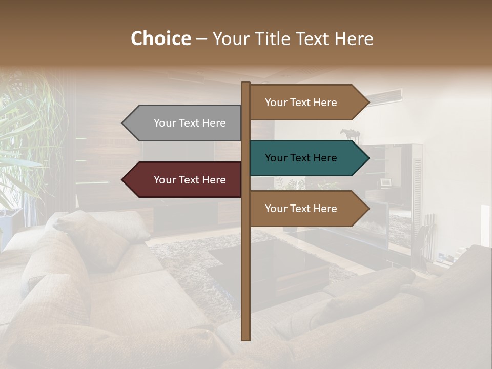 Home Domestic Stylish PowerPoint Template