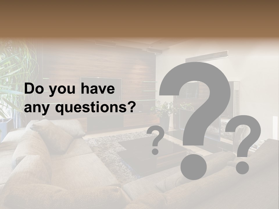 Home Domestic Stylish PowerPoint Template