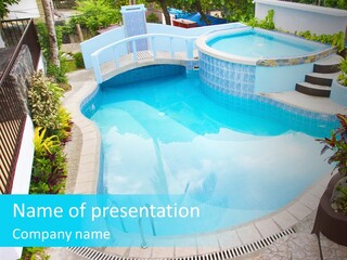 Hotel Pool Prestige PowerPoint Template