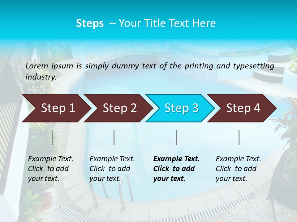 Hotel Pool Prestige PowerPoint Template