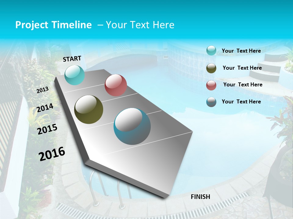 Hotel Pool Prestige PowerPoint Template