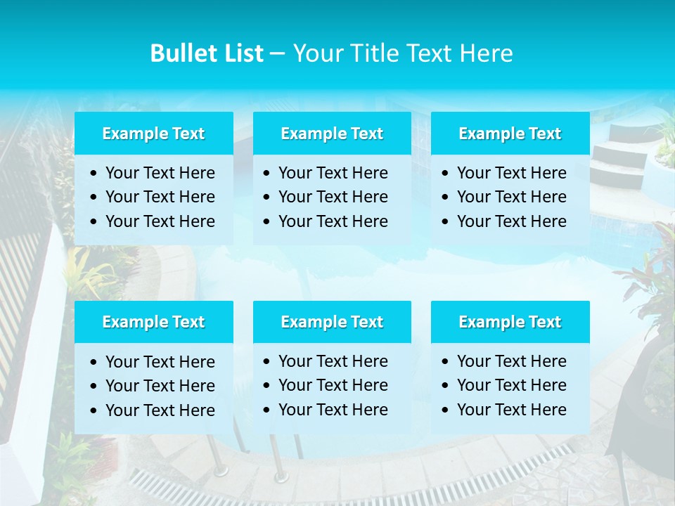 Hotel Pool Prestige PowerPoint Template