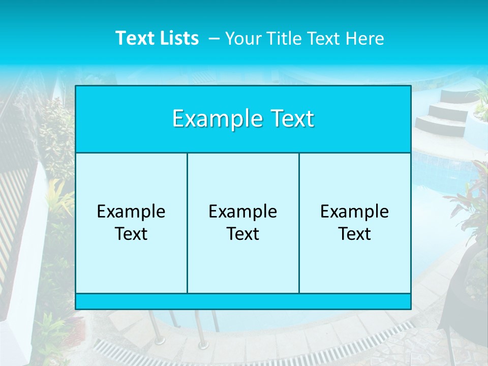 Hotel Pool Prestige PowerPoint Template