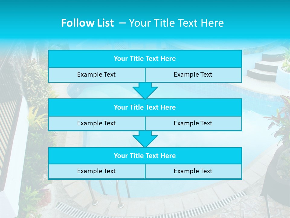 Hotel Pool Prestige PowerPoint Template