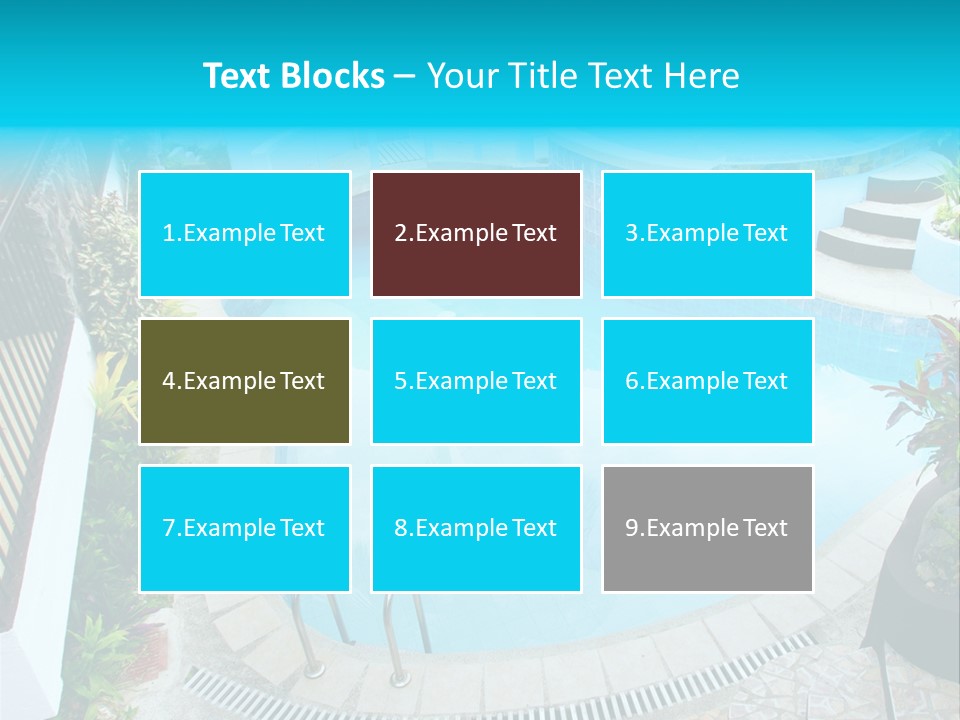 Hotel Pool Prestige PowerPoint Template