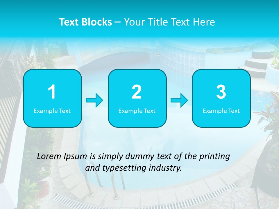 Hotel Pool Prestige PowerPoint Template