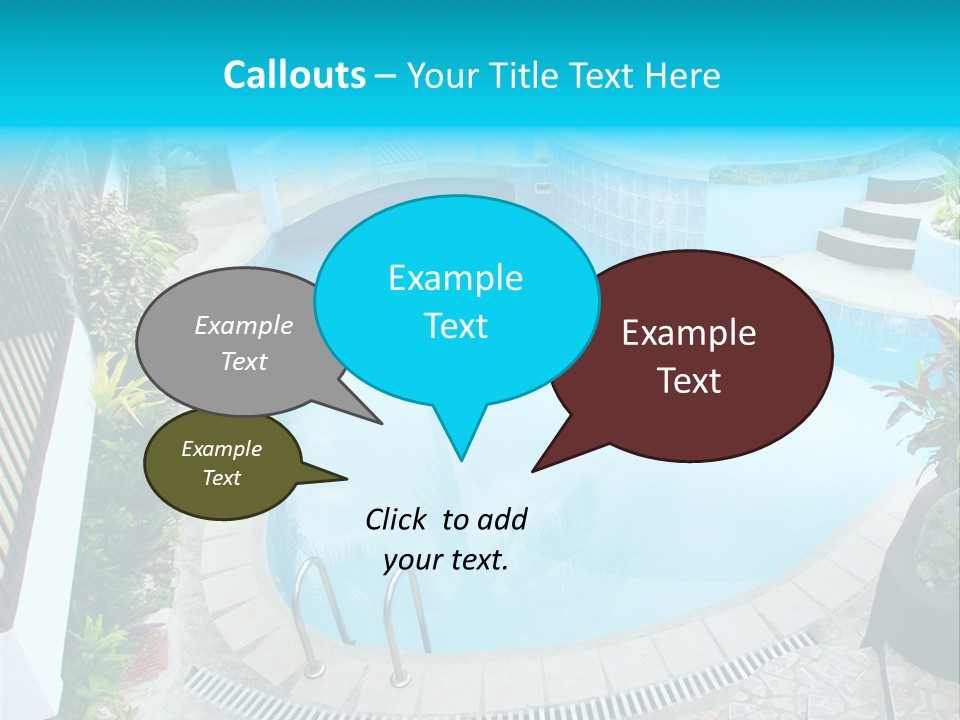 Hotel Pool Prestige PowerPoint Template