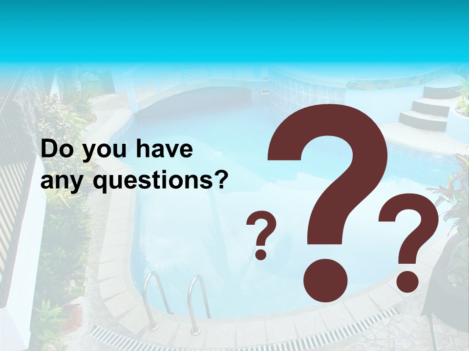 Hotel Pool Prestige PowerPoint Template