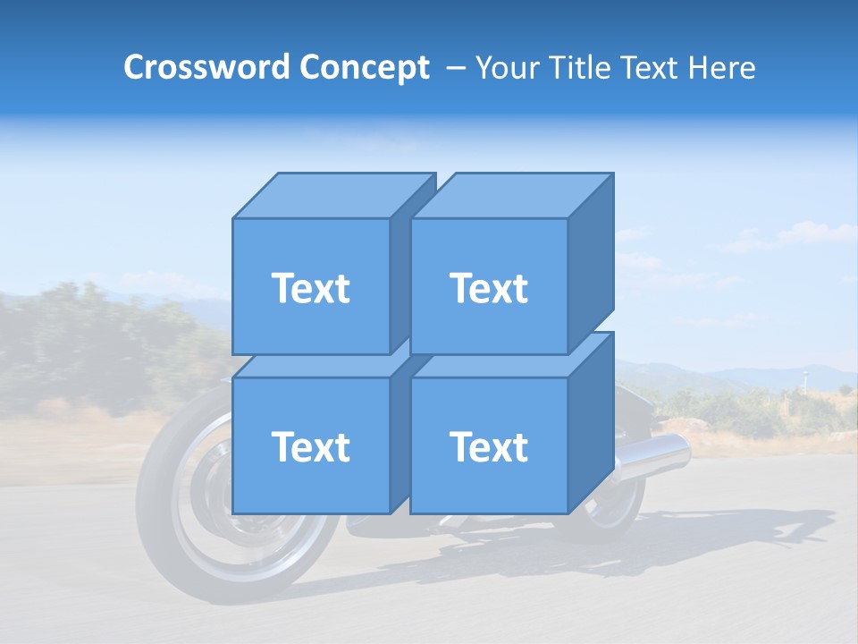 Ride Rider Fast PowerPoint Template