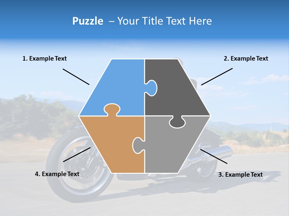 Ride Rider Fast PowerPoint Template