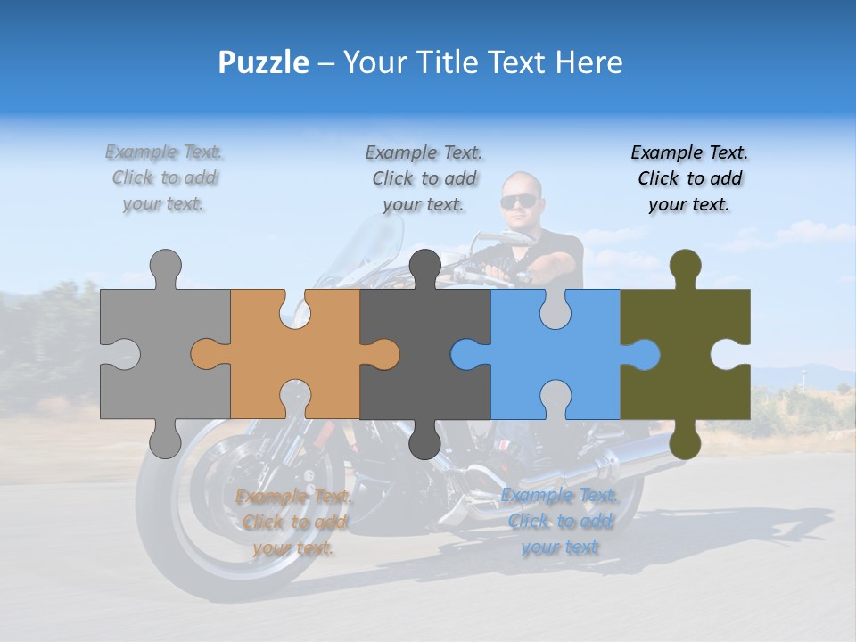 Ride Rider Fast PowerPoint Template