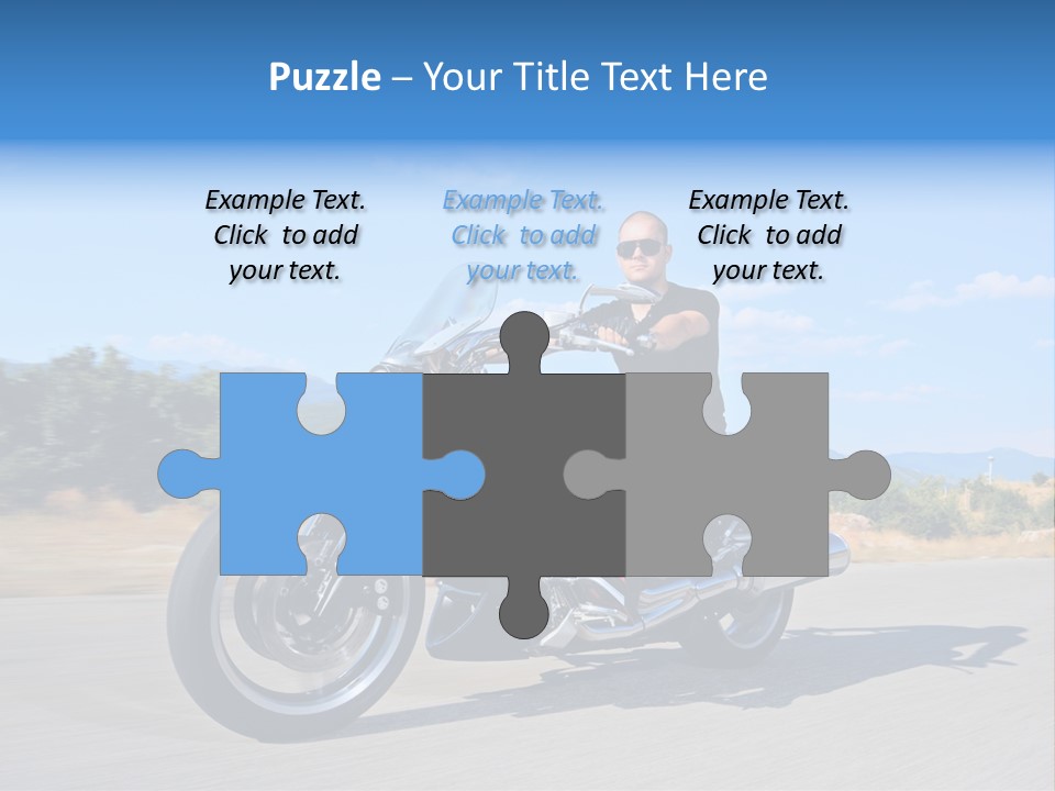 Ride Rider Fast PowerPoint Template
