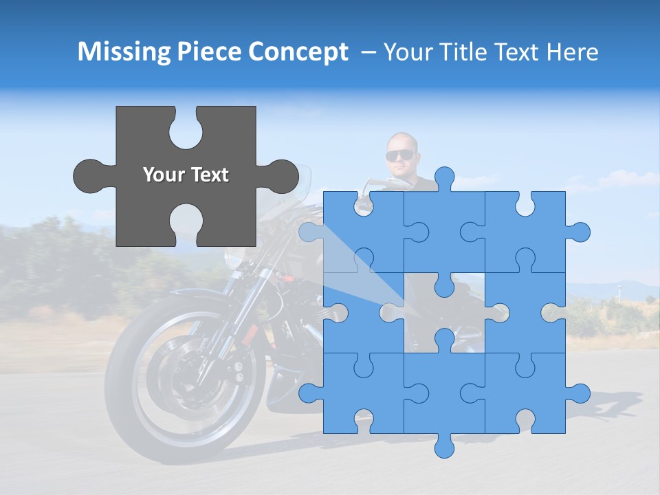 Ride Rider Fast PowerPoint Template