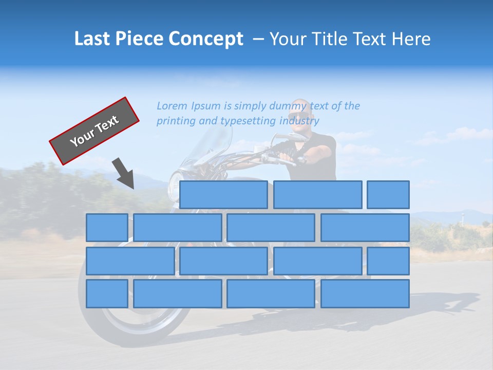 Ride Rider Fast PowerPoint Template