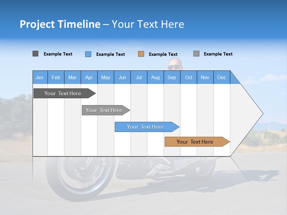 Ride Rider Fast PowerPoint Template