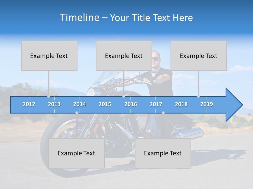 Ride Rider Fast PowerPoint Template