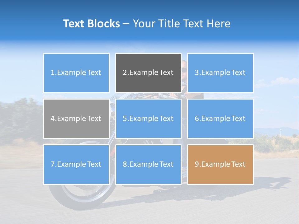 Ride Rider Fast PowerPoint Template
