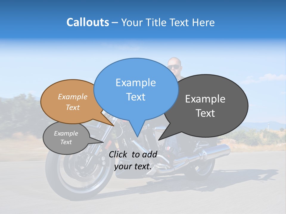 Ride Rider Fast PowerPoint Template