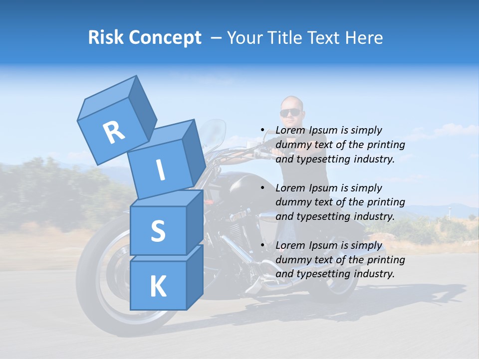 Ride Rider Fast PowerPoint Template