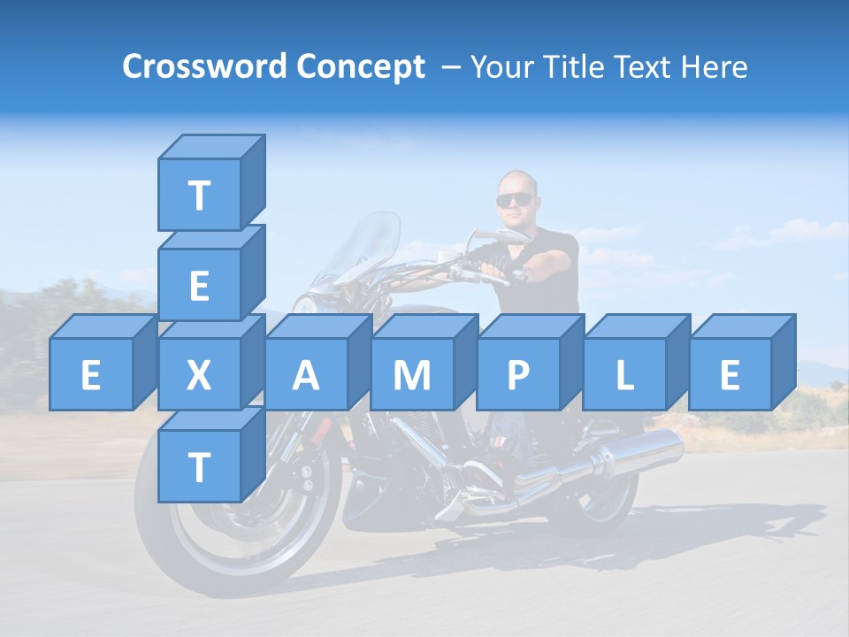 Ride Rider Fast PowerPoint Template