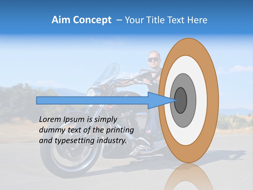 Ride Rider Fast PowerPoint Template