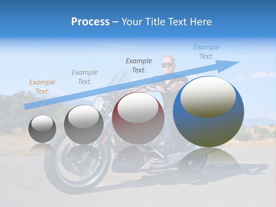 Ride Rider Fast PowerPoint Template
