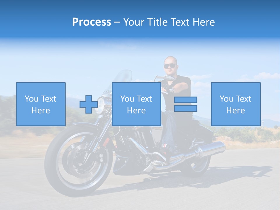Ride Rider Fast PowerPoint Template