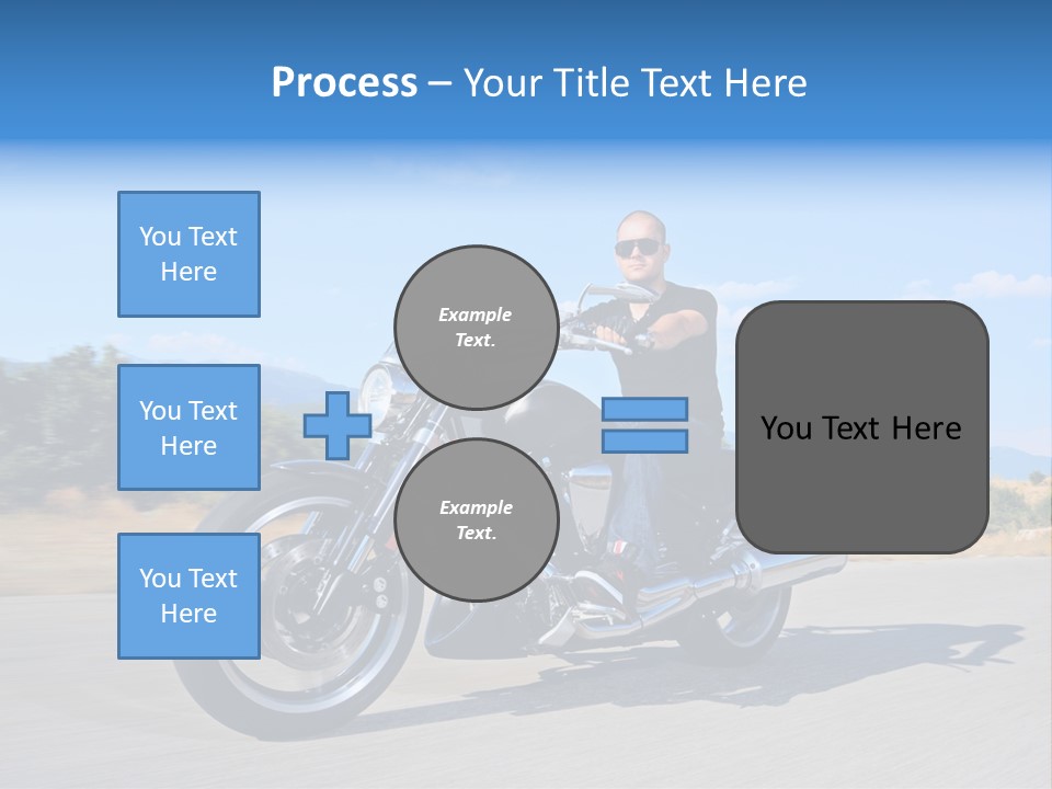Ride Rider Fast PowerPoint Template