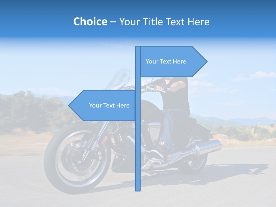 Ride Rider Fast PowerPoint Template