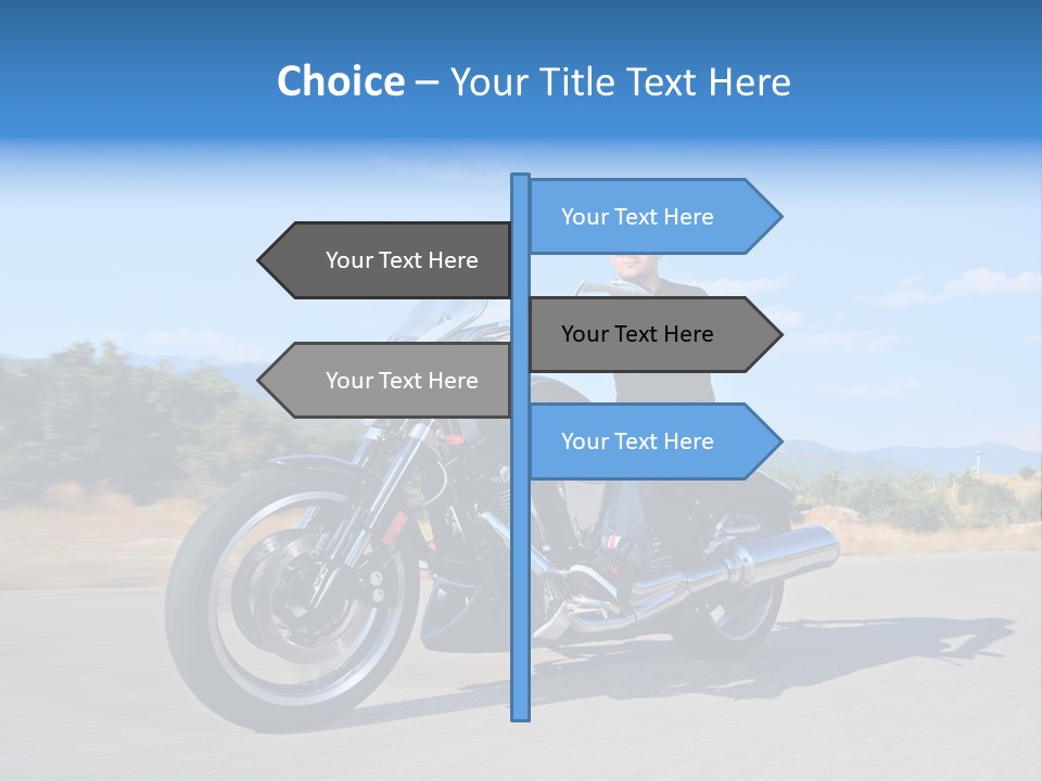 Ride Rider Fast PowerPoint Template