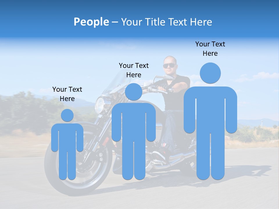 Ride Rider Fast PowerPoint Template