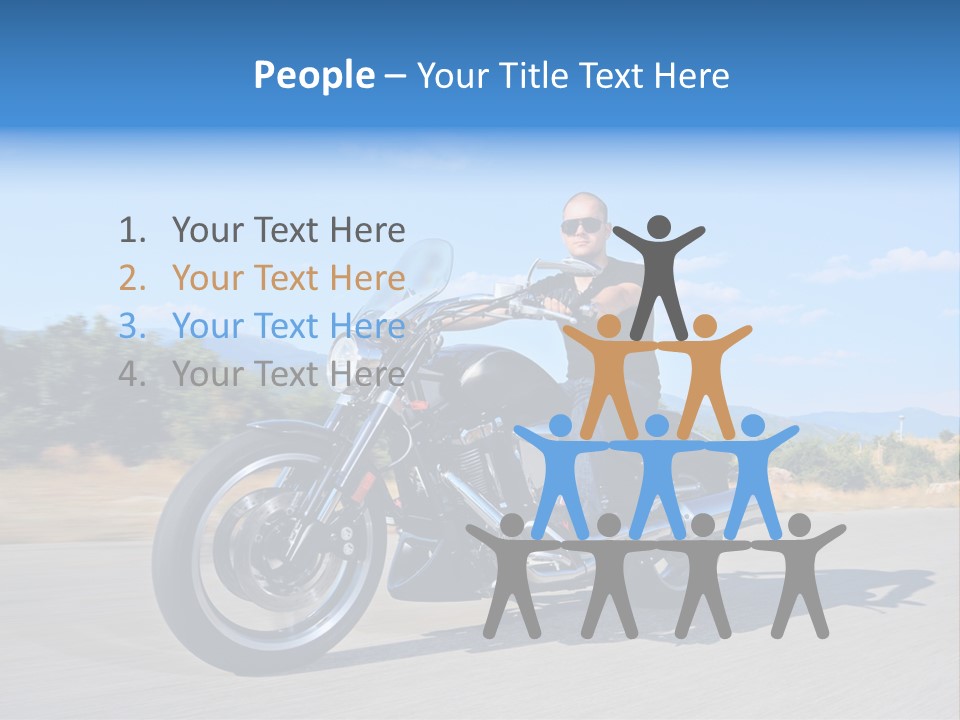 Ride Rider Fast PowerPoint Template