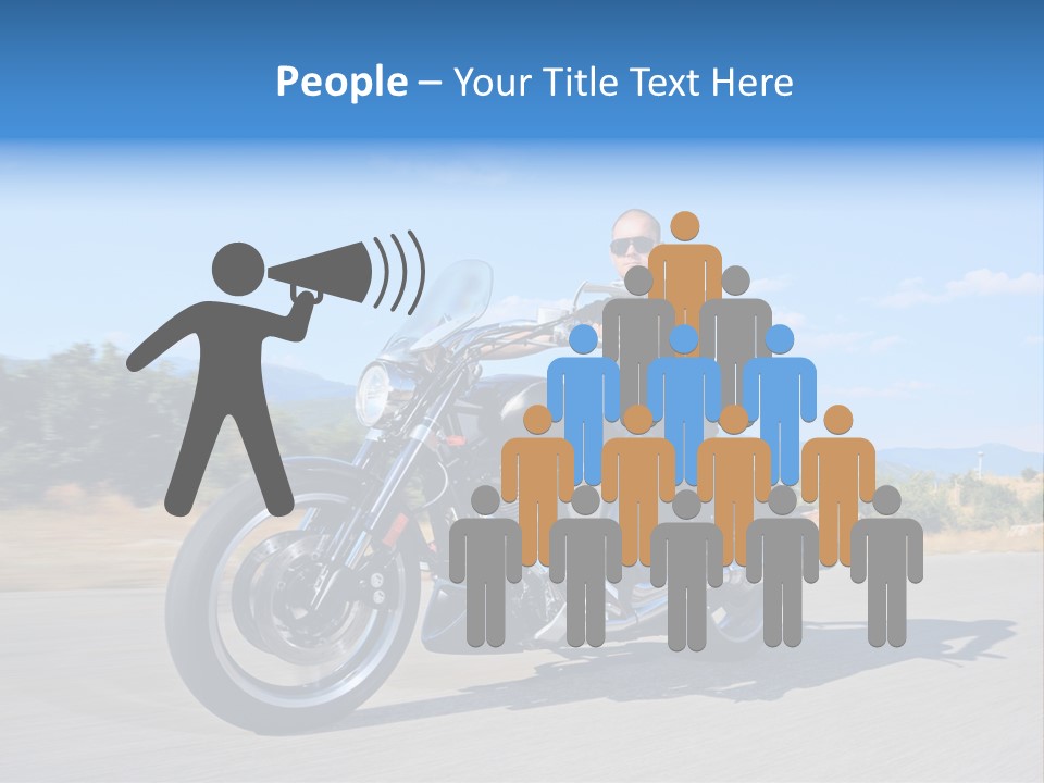 Ride Rider Fast PowerPoint Template
