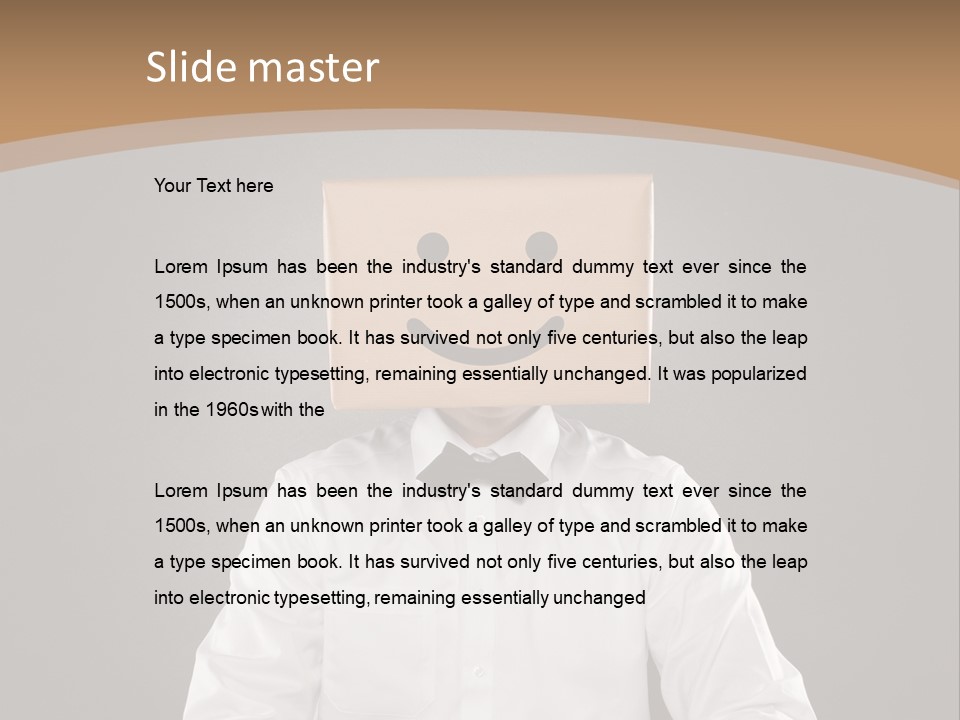 Container Hide Box PowerPoint Template