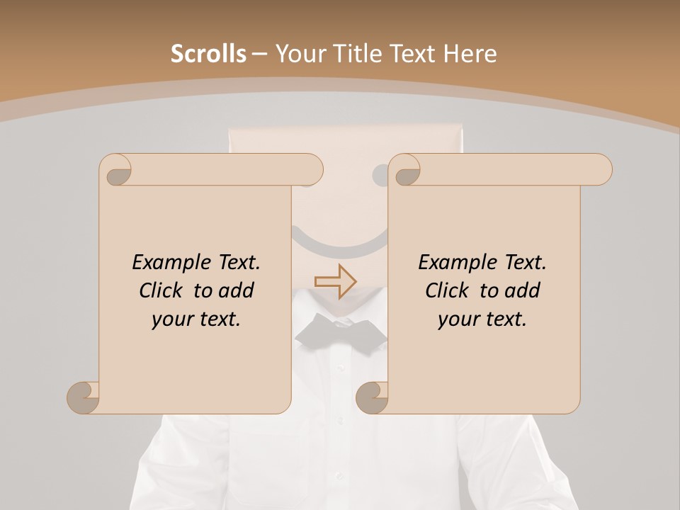 Container Hide Box PowerPoint Template