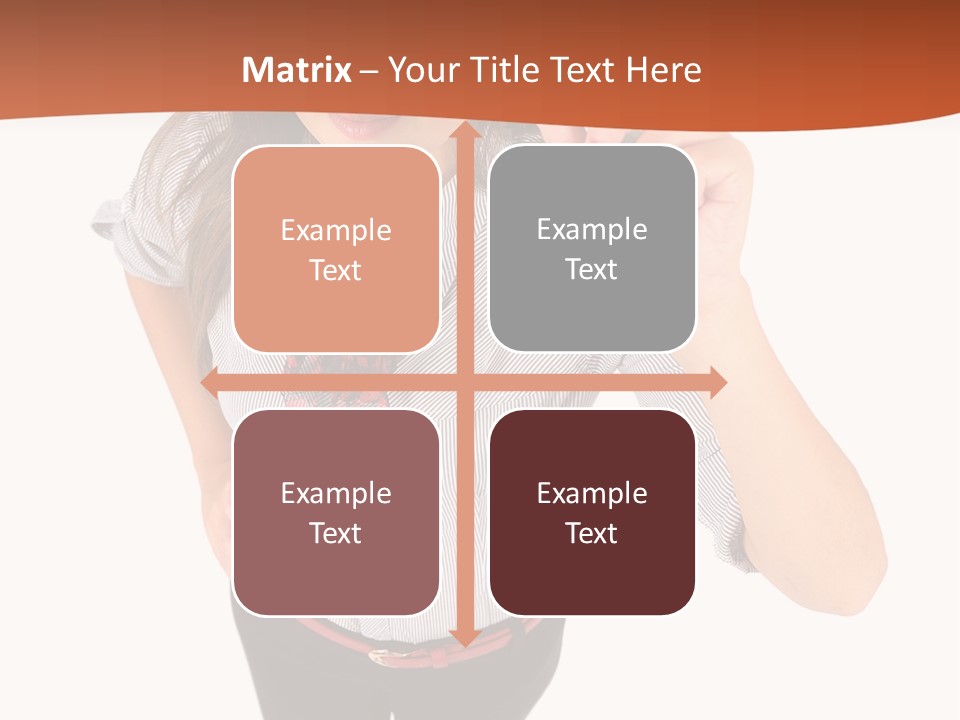 Body Girl Office PowerPoint Template