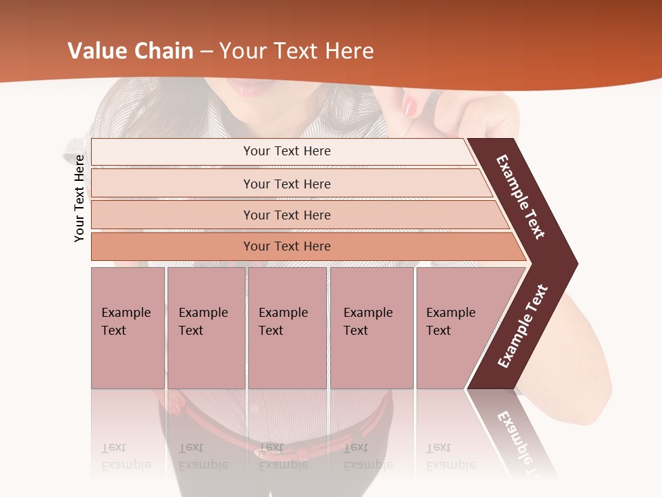 Body Girl Office PowerPoint Template