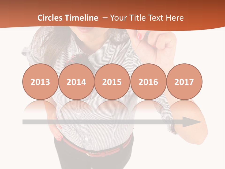 Body Girl Office PowerPoint Template