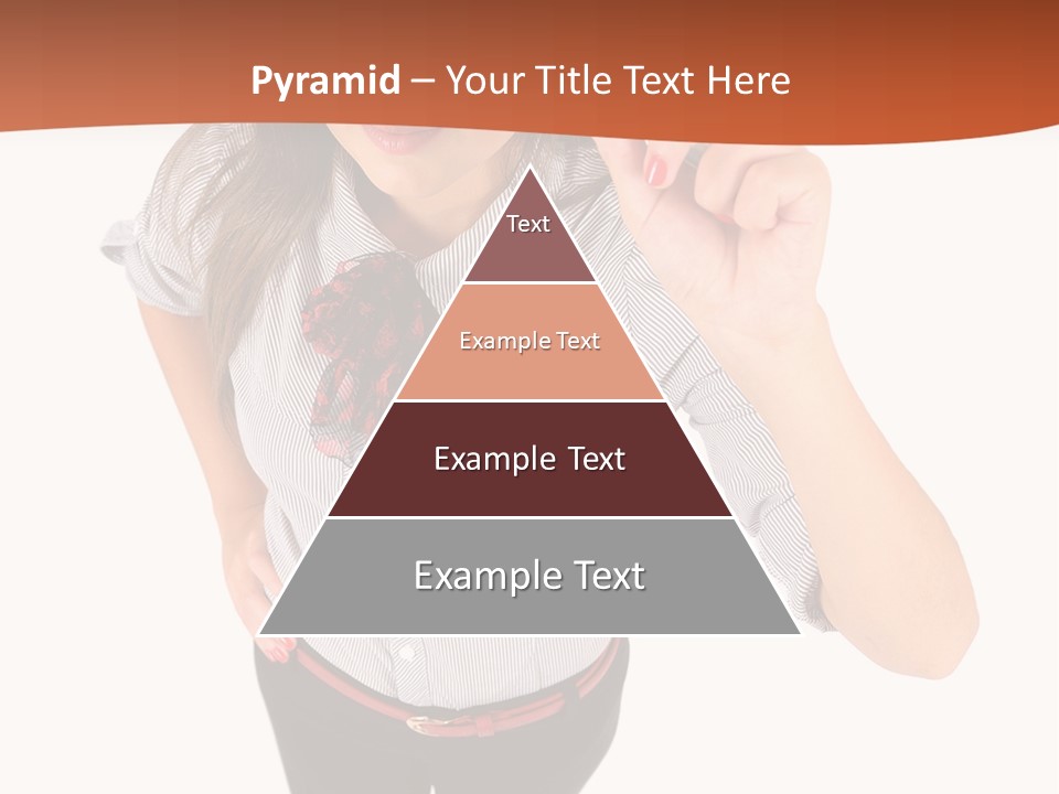 Body Girl Office PowerPoint Template