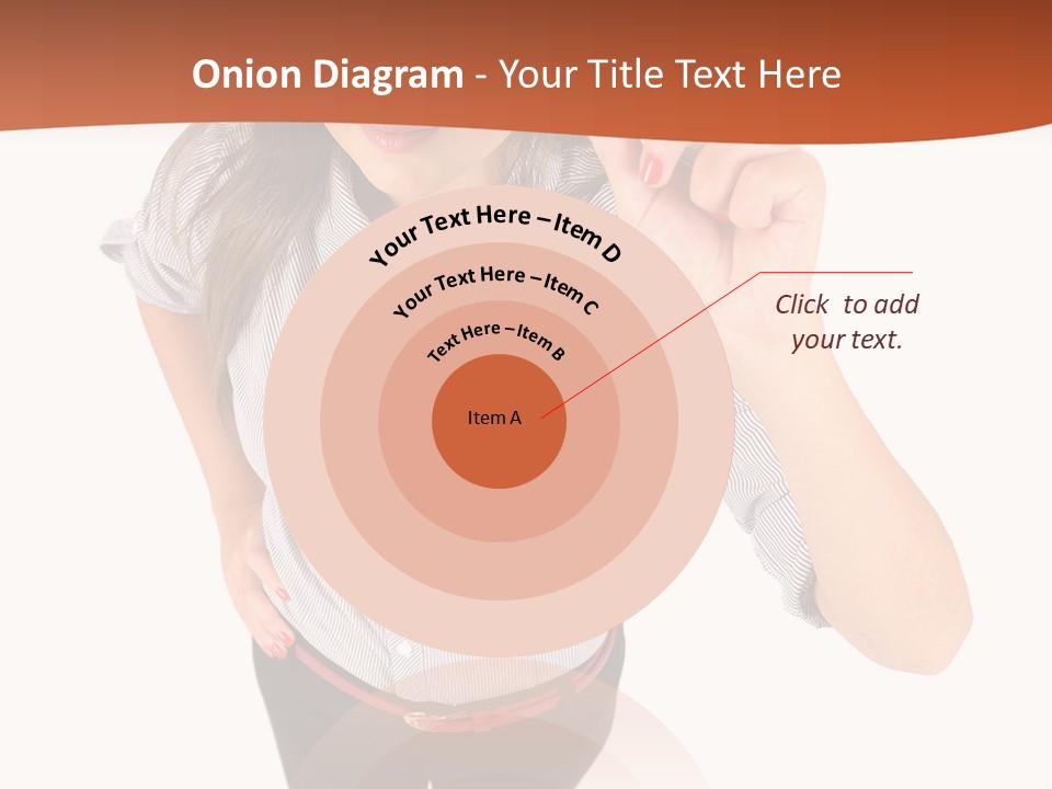 Body Girl Office PowerPoint Template