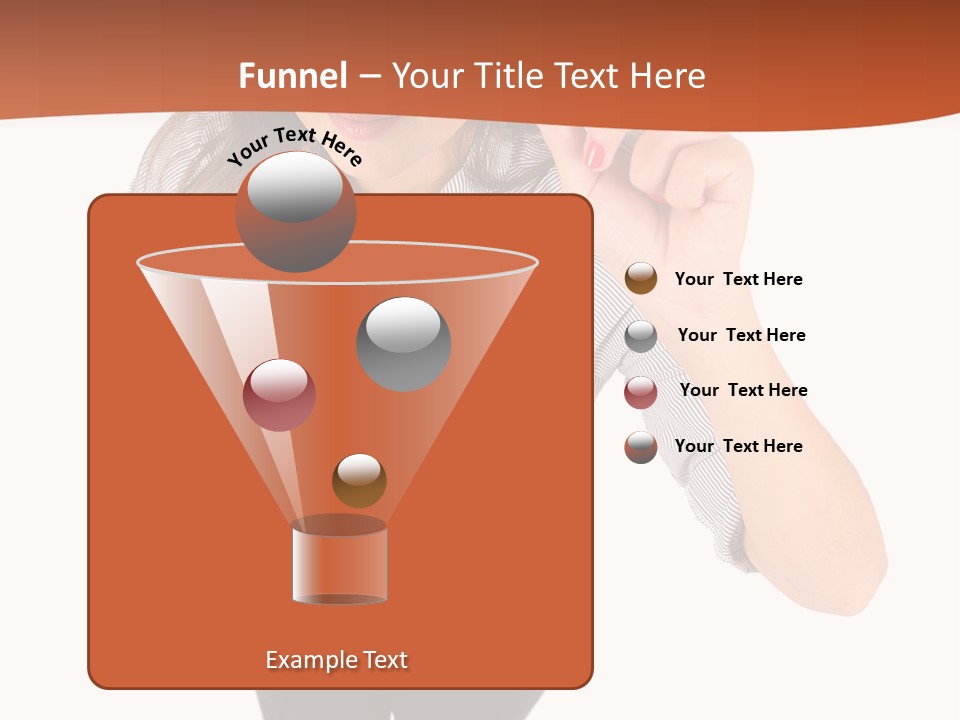 Body Girl Office PowerPoint Template