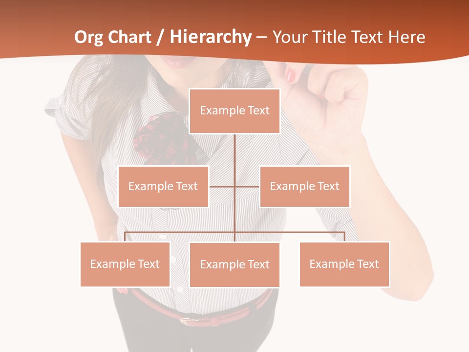 Body Girl Office PowerPoint Template